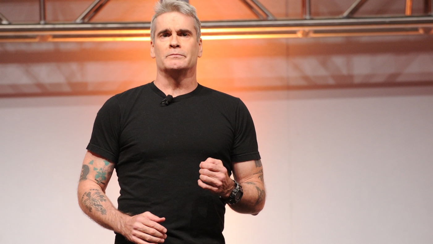 speaks onstage at the 2014 A+E Networks Upfront on May 8, 2014 in New York City.